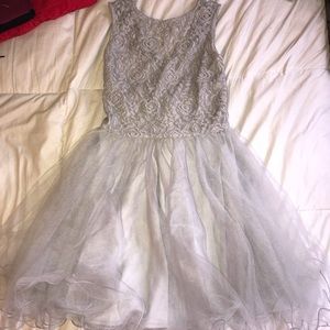 Grey puffy  Dress